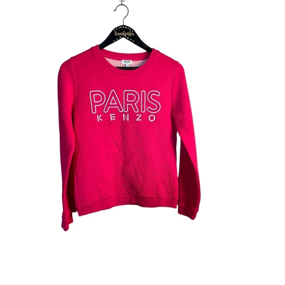 Kenzo Barbie Bright Pink Crewneck Paris Sweatshirt